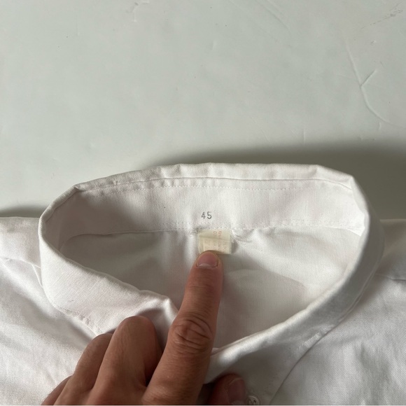 045 - VINTAGE 90s DUCATI RACING EUROPEAN RACE CAR MECHANIC STYLE BUTTON SHIRT - Picture 4 of 4